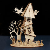 DIY Wooden Puzzle of Ghost Festival House