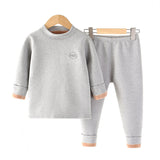 Children's Winter Fleece-lined Thickened Thermal Underwear Suit