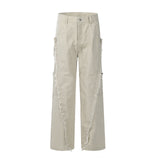 American Retro Cleanfit Loose Heavy Industry Washed and Worn Overalls