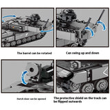 Tank Assembly Model, Assembled Building Block Toys Gift