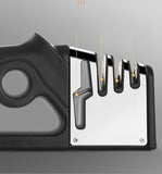 Four-in-one Kitchen Knife Sharpening Stick, Fixed Angle Sharpener Fast Sharpener, Household Sharpening Stone, Useful Kitchen Gadgets