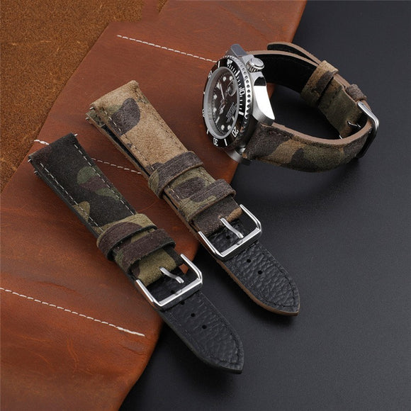 Creative and Versatile Genuine Leather Watch Strap (Watch not Included)