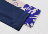 Hot Spring Split Color Matching Printing Suit, Surfing Diving Muslim Burkini Conservative Swimwear