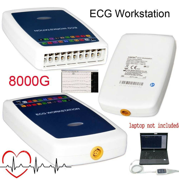 PC Based ECG Workstation, 12 Lead USB PC SW Resting System Recorder