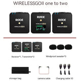 Wireless Microphone 2 Generation SLR Camera and Phone Collar Clip