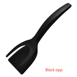 2-in-1 Grip and Flip Tongs, Egg Spatula, Tongs Clamp, Pancake Fried Egg French Toast Omelet Overturned Kitchen Accessories