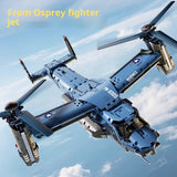 Large Transport Helicopter Assembled Building Block Toy Set for Kids