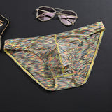 Triangle Cotton Underwear, Summer Colorful, Men's Panties