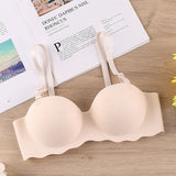 One-piece Seamless, Growing Breasts Strapless Bra, Shumei Students' Underwear