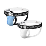 Men's Youth Solid Color T-back Hip-exposed, U Convex Men's Double-ding Underwear, Low Waist Hip Lifting T-shaped Panties
