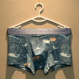 Youth Cartoon Printed Breathable Waist, Boxer Shorts