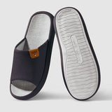 Couple Mute Linen Slippers with Soft Soles
