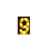 Luminous LED Letter Number Night Light, English Alphabet Number Battery Lamp, Romantic Wedding Christmas Party Decoration