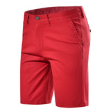 Men's Fashion, Casual Mid-waist Straight Solid Color Shorts