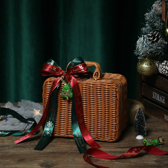 Fashion and Creative Cane Woven Portable Gift Box