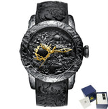 Men's Watches, Fashion 3D Engraved Dragon Relogio Masculino Luxury Top Brand Quartz, Waterproof Sports Male Clocks