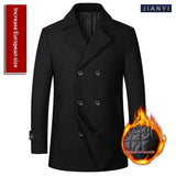 Trendy Fashion, Double-breasted Lapel Mid-length, Men's Peaky-B Wool Coat