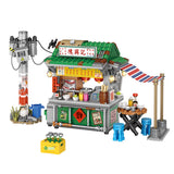 Hong Kong-style Food Stall, Streetscape Puzzle Building Blocks, Children's Toys