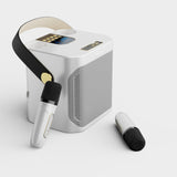 Bluetooth Speaker, Outdoor Large Volume Home Dual Microphone with Karaoke, All-in-one Machine