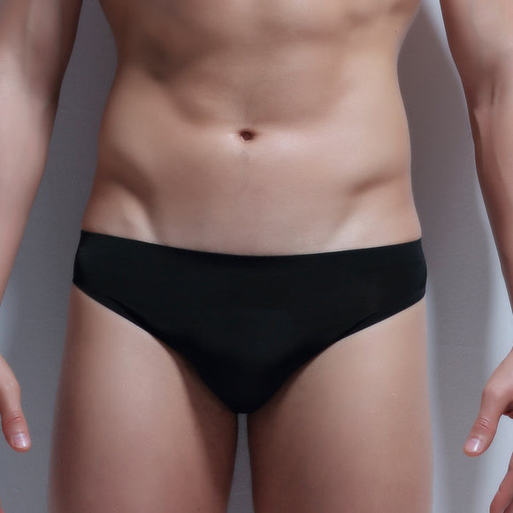 Men's One Piece Ice Silk Triangle Seamless Underwear