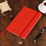PU Leather Business Notebook with Strap – A5 A6 Notepad 100 Sheets Journal