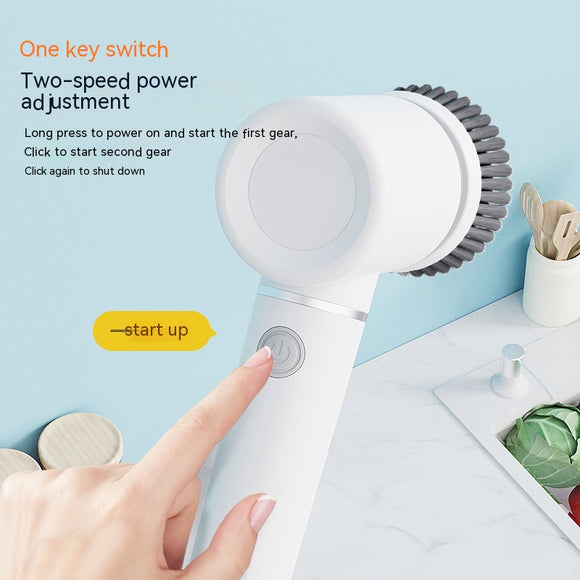 New Electric Cleaning Brush, Electrical Multifunctional Dish Brush