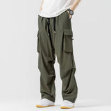Loose Straight Cargo Wide-leg Pants for Men