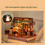 Handmade Cottage DIY Assembling Building Blocks Art House, Miniature Model Toy Gift