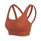 Crossover One-piece Shockproof Yoga Brassiere