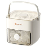 Portable Ice Cube Tray with Lid – Easy Release Freezer Mold