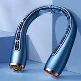 Summer Portable Little Fan, Charging Mute Bladeless, Wall Mounted Air Conditioner, Body Cooling Neck Band for Outdoors