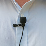 Live Mobile Phone Lavalier, Recording Double Head Interview Microphone 6m