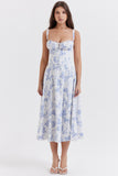 Fashion Suspender Gown for Women, Commuter Temperament, Solid Color, French, High-split Sexy Summer Dresses