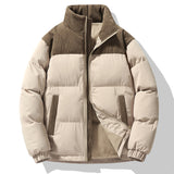 Unisex Winter Stand Collar Padded Jacket – Warm, Versatile Outerwear