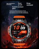 HT22 Outdoor Smart Watch – Bluetooth Calling, Compass, Flashlight & Heart Rate Tracking