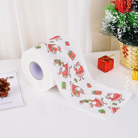 Gift Ideas, Bathroom Kitchen Roll Paper, Christmas or Xmas Decor Supplies, Creative Tissue Rolls