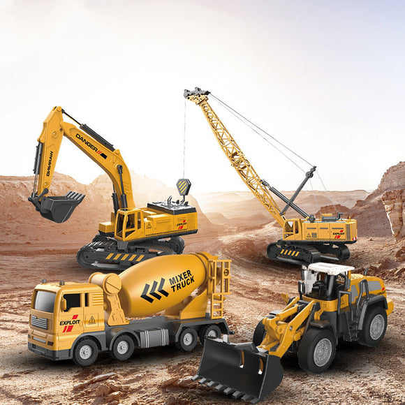 Simulation Alloy Engineering Vehicle Model, Children's Toy