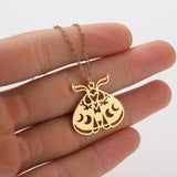 INS Light Luxury Personality, Cute Cartoon Animal Pendant Necklace