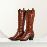 Long Thick Heel Boots, Women's Casual Knee-length High Shoes