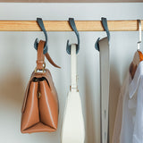 Simple Non-invasive Handbag Hanger for Home and Office Use