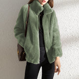 Elegant Cardigan, Zippered Fleece Top Sweater