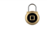 Fingerprint Smart Keyless Lock, IP65 Waterproof Anti-theft Security Padlock, Door Luggage Case Pad Locks