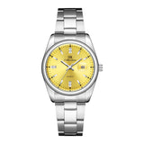Women’s Quartz Calendar Watch with Waterproof Steel Strap