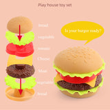 DIY Assembly Simulation, Children's Hamburger Play House Toy