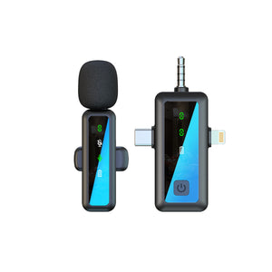 Wireless Collar Clip, Three-in-one Mobile Phone Computer Microphone