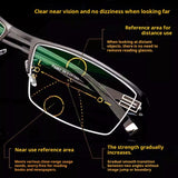 Focus Anti-fatigue Integrated Reading Glasses for Distance and Close-up Vision