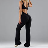 Tight Casual Hollow Seamless Yoga Bodysuit