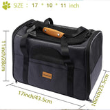 Soft Dog Cat Carrier, Foldable Portable Bag Pet