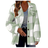 Women’s Fashion, Button-up Plush Jacket or Coat