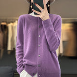 Plus Size Cardigan or Coat, Loose Round Neck Sweater